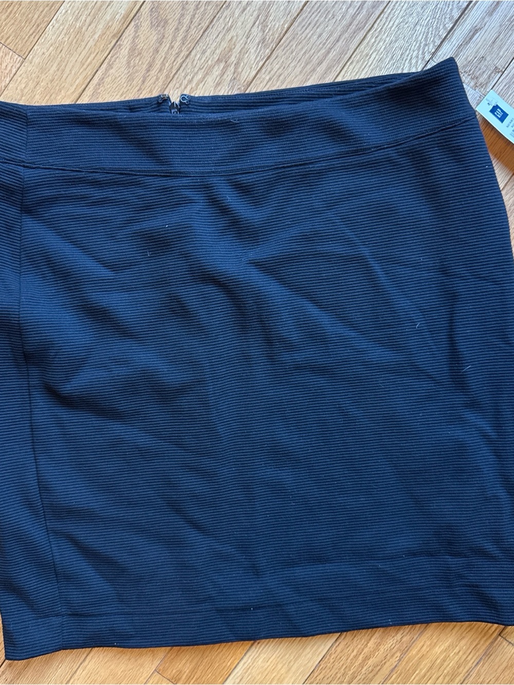GAP Navy Ribbed Mini Skirt